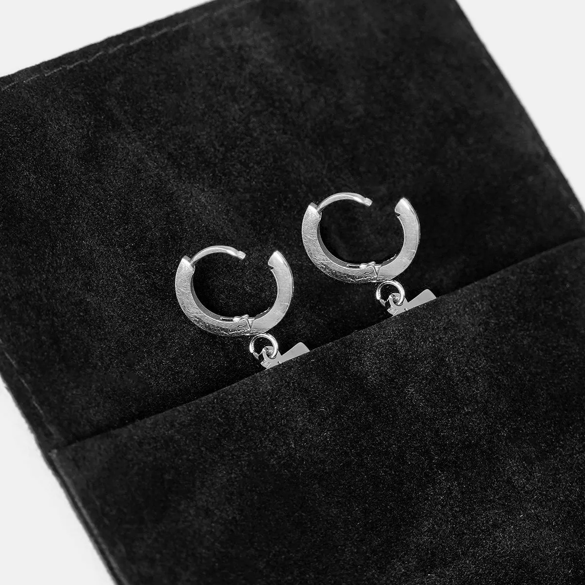 17 Number Earring - Stainless Steel