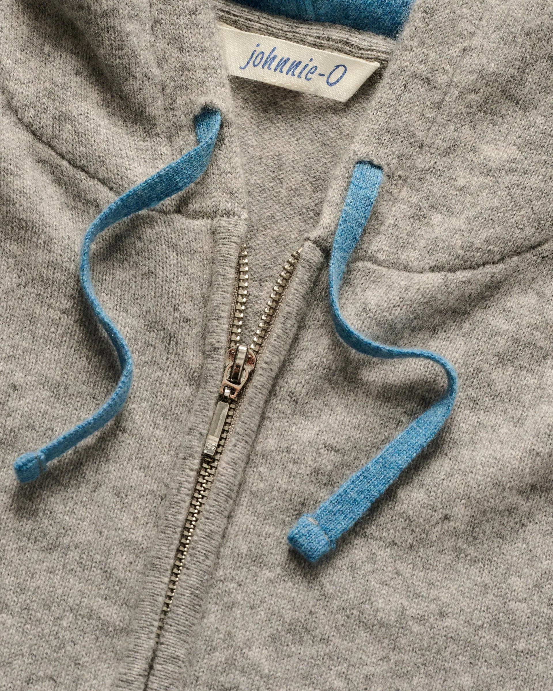 Amanda Cashmere Full Zip Hooded Sweater