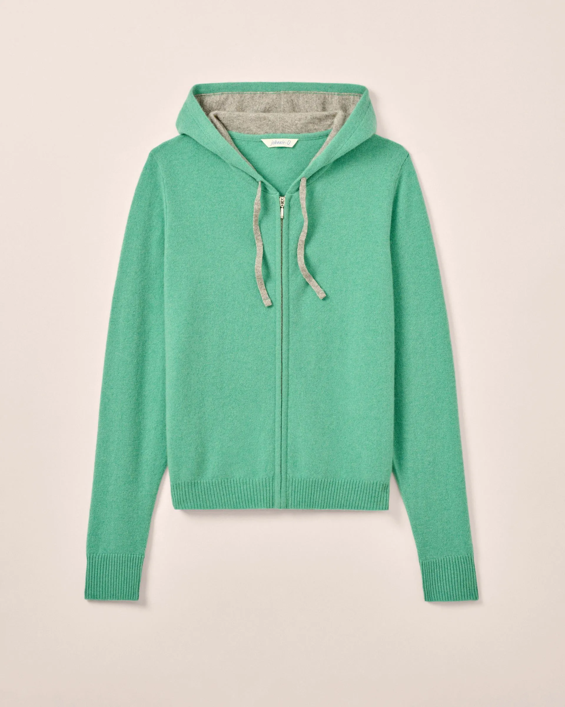 Amanda Cashmere Full Zip Hooded Sweater