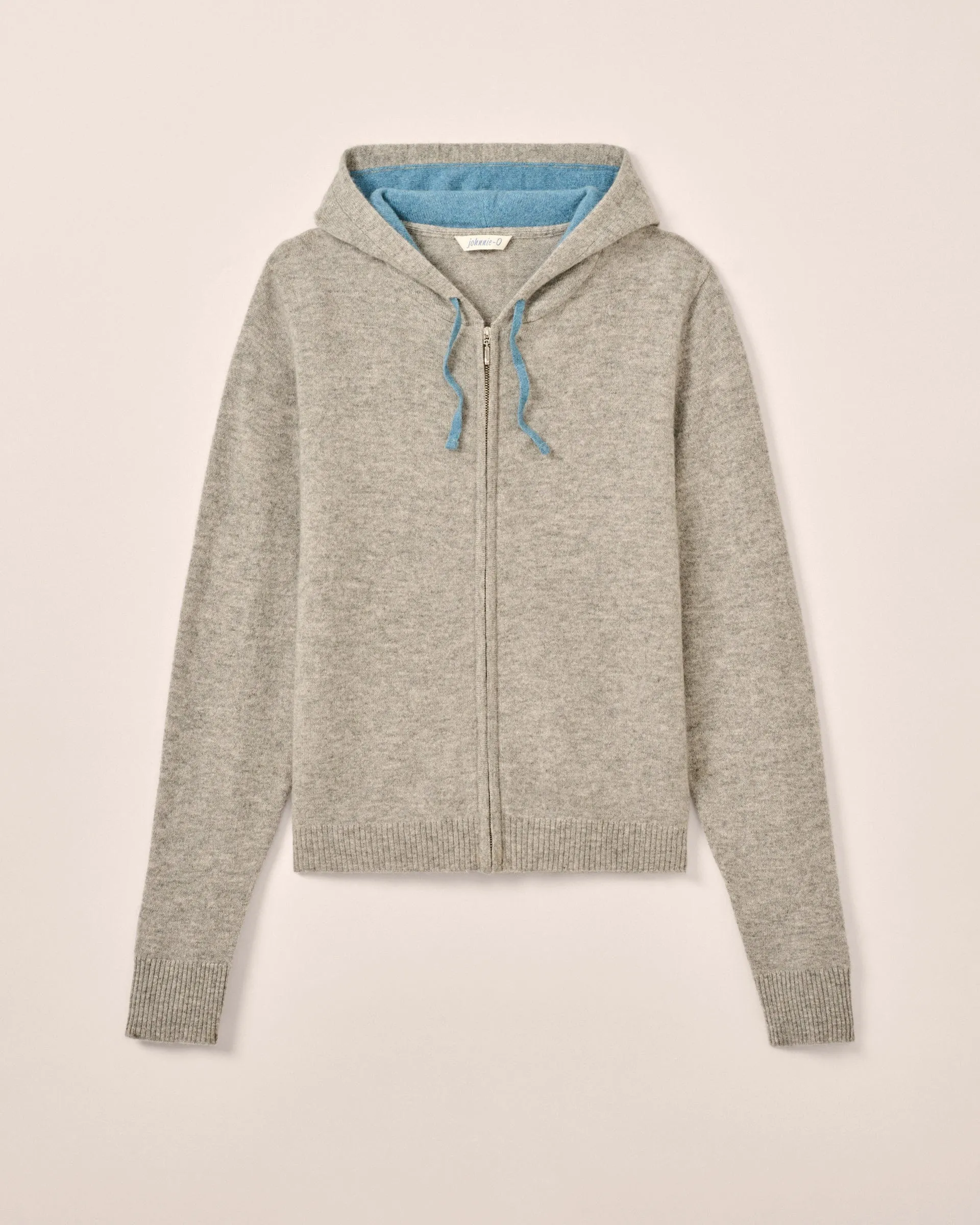 Amanda Cashmere Full Zip Hooded Sweater