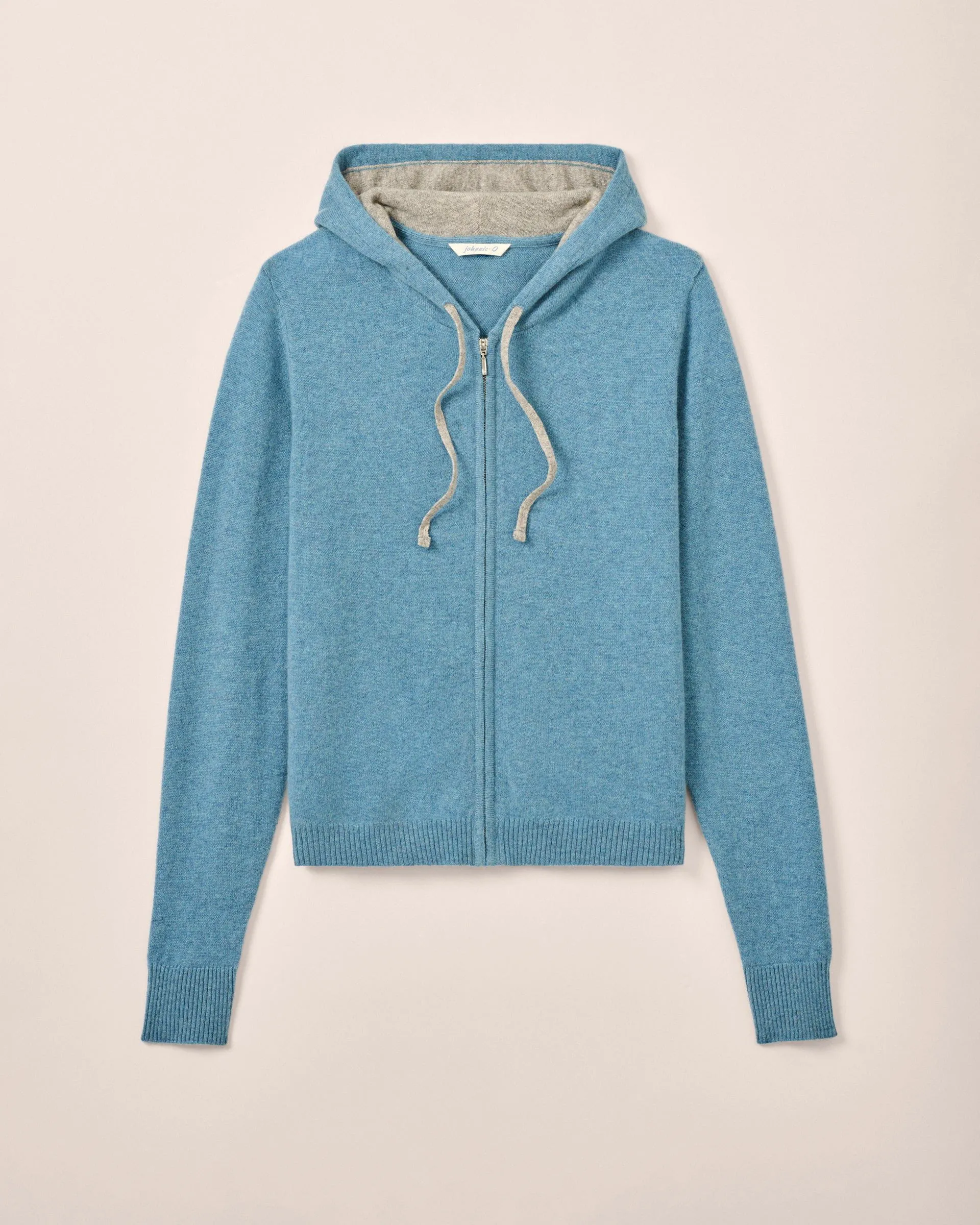 Amanda Cashmere Full Zip Hooded Sweater