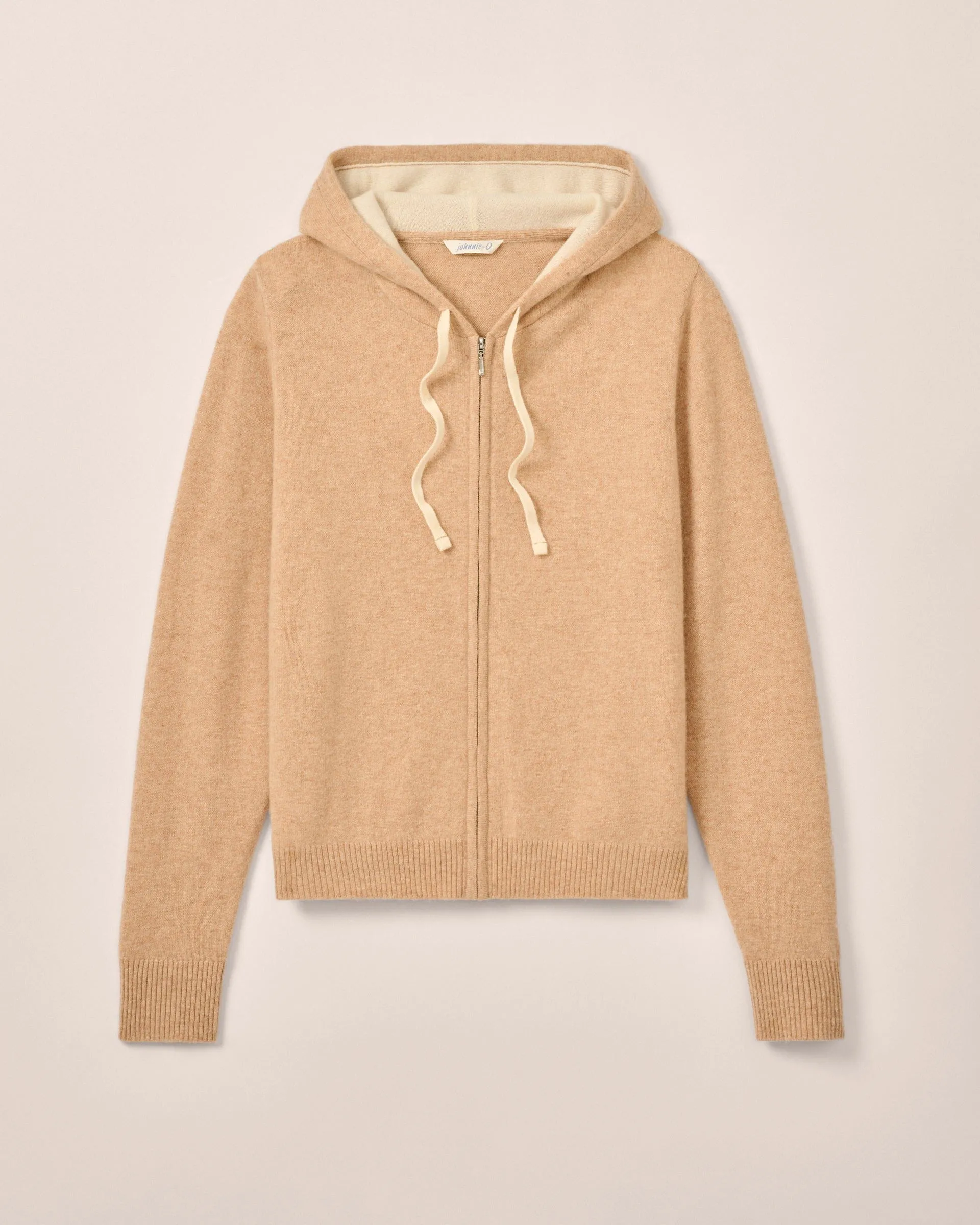 Amanda Cashmere Full Zip Hooded Sweater