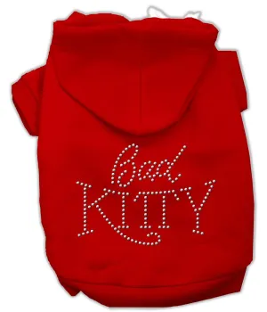 Bad Kitty Rhinestud Hoodie Red XL (16)