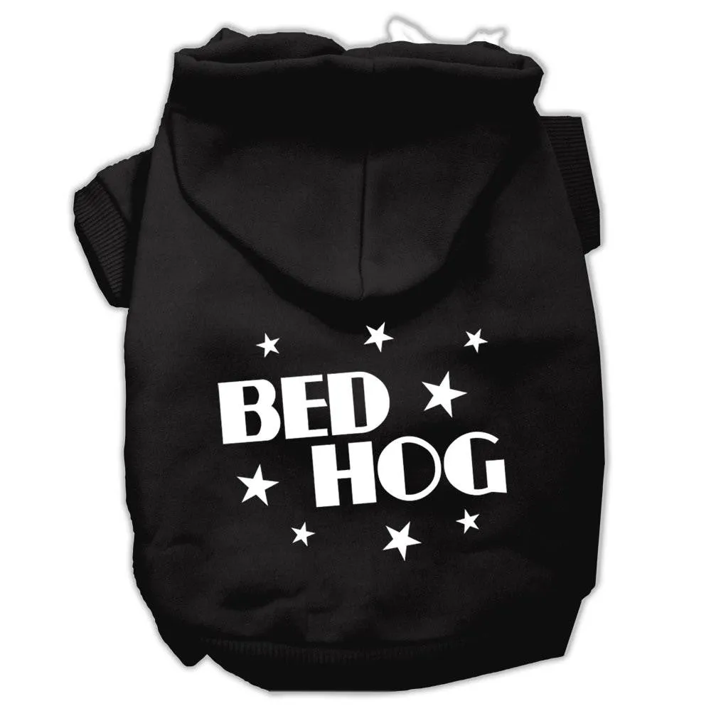 Bed Hog Screen Printed Pet Hoodies Black Size XL (16)