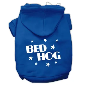 Bed Hog Screen Printed Pet Hoodies Blue XXXL(20)