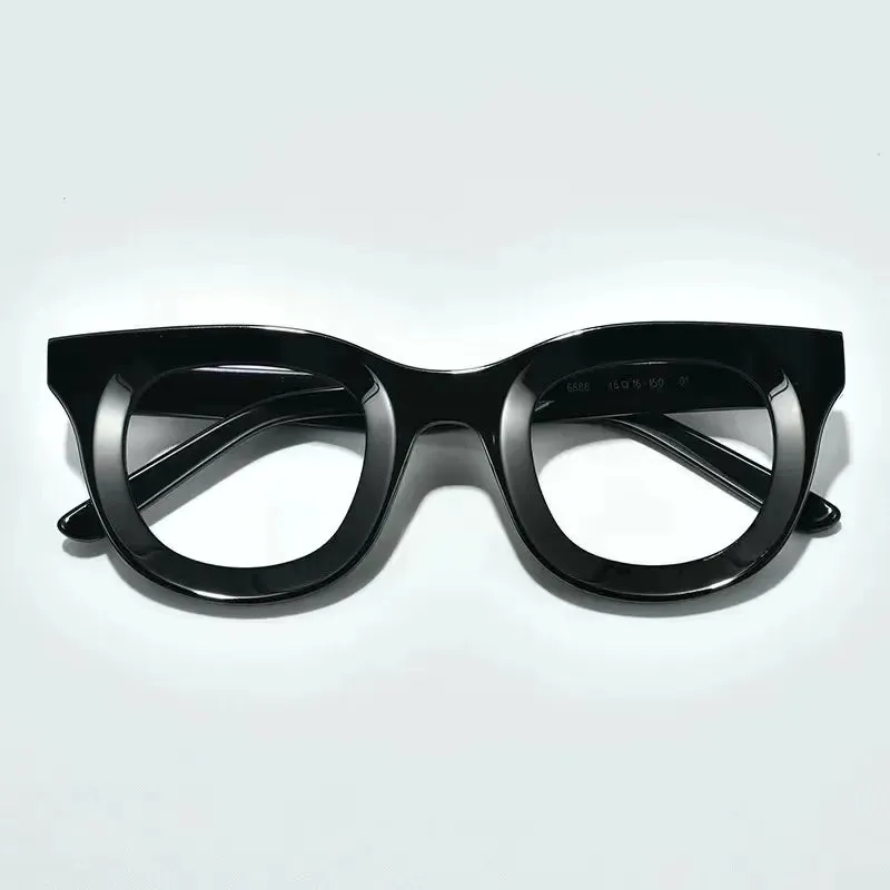 Black Mask Unisex Full Rim Square Acetate Eyeglasses L6688