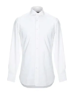 Boglioli Man Shirt White 16 ½ inches-neck