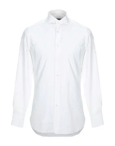 Boglioli Man Shirt White 16 ½ inches-neck