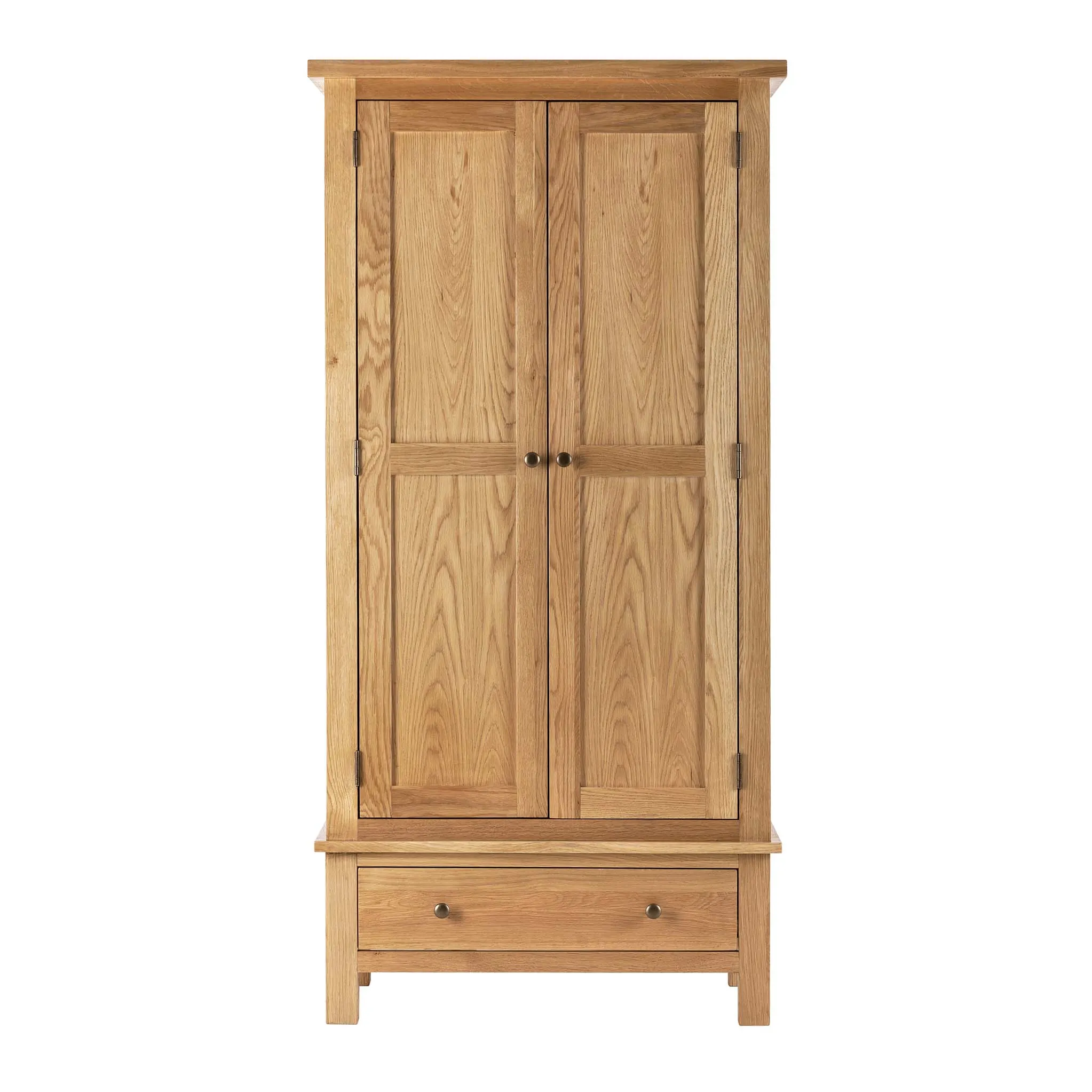 Charlestown Oak Double Wardrobe