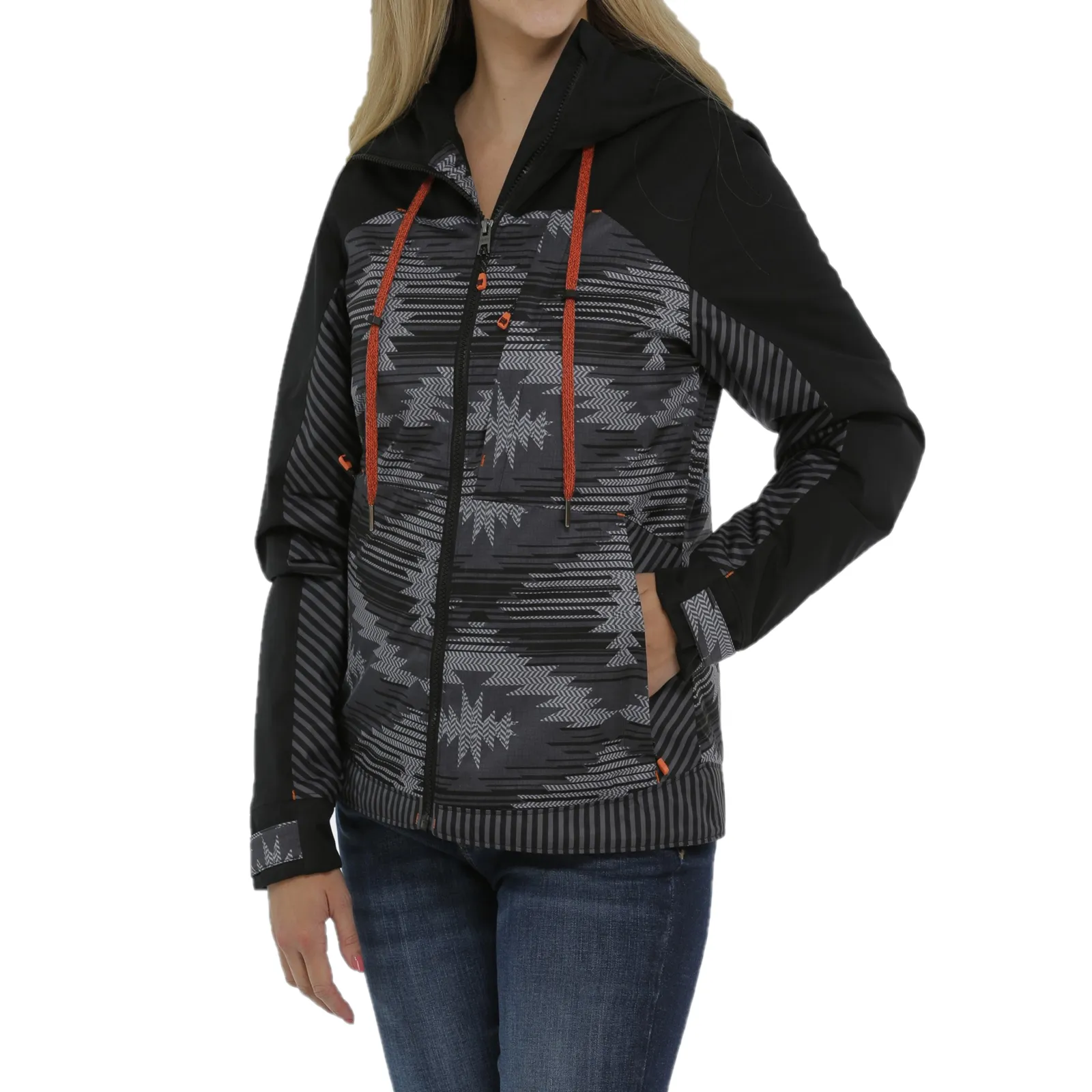 Cinch® Ladies Black Aztec Print Ski Jacket MAJ9846001