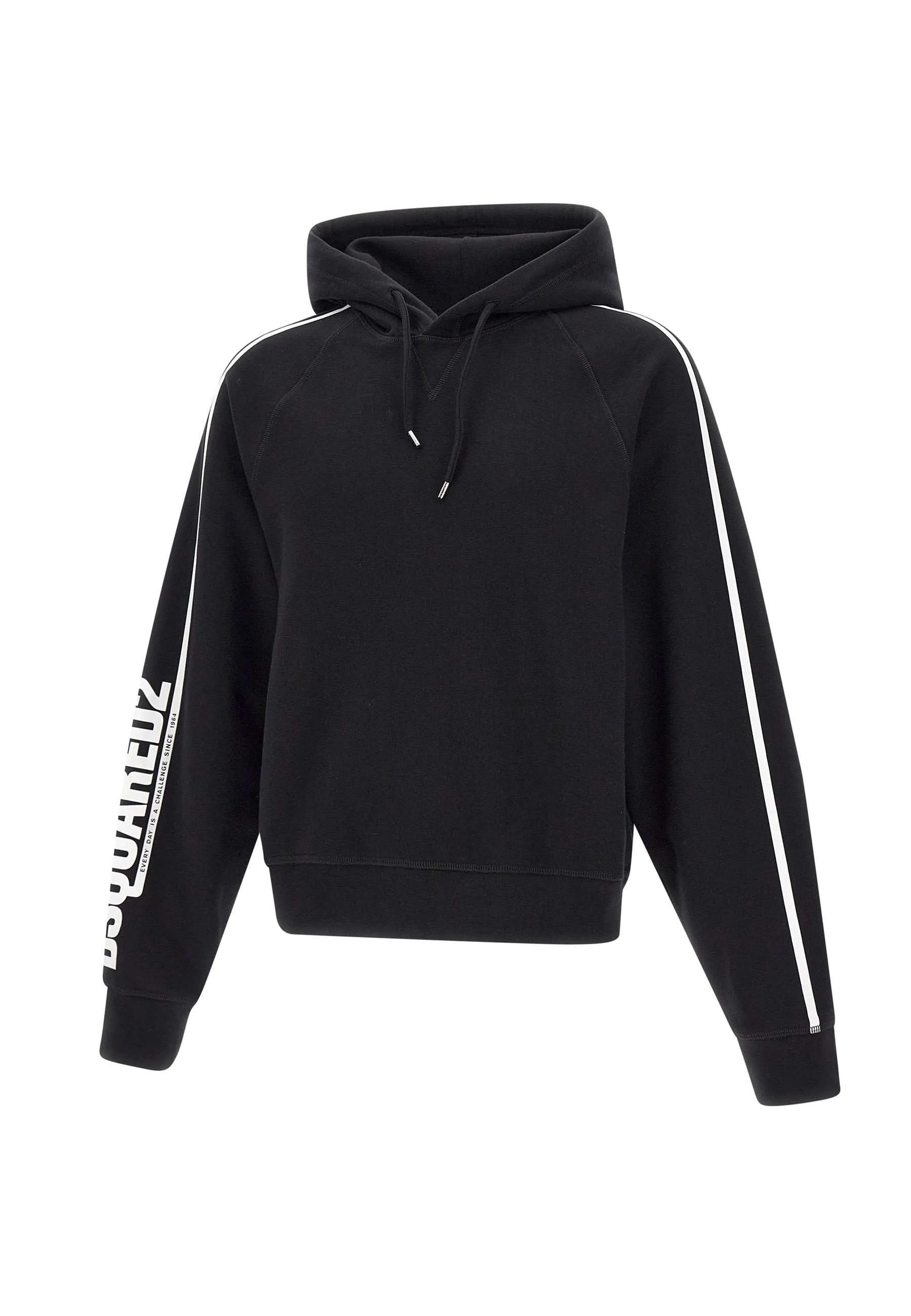 Cipro Black Cotton Sweatshirt for Men