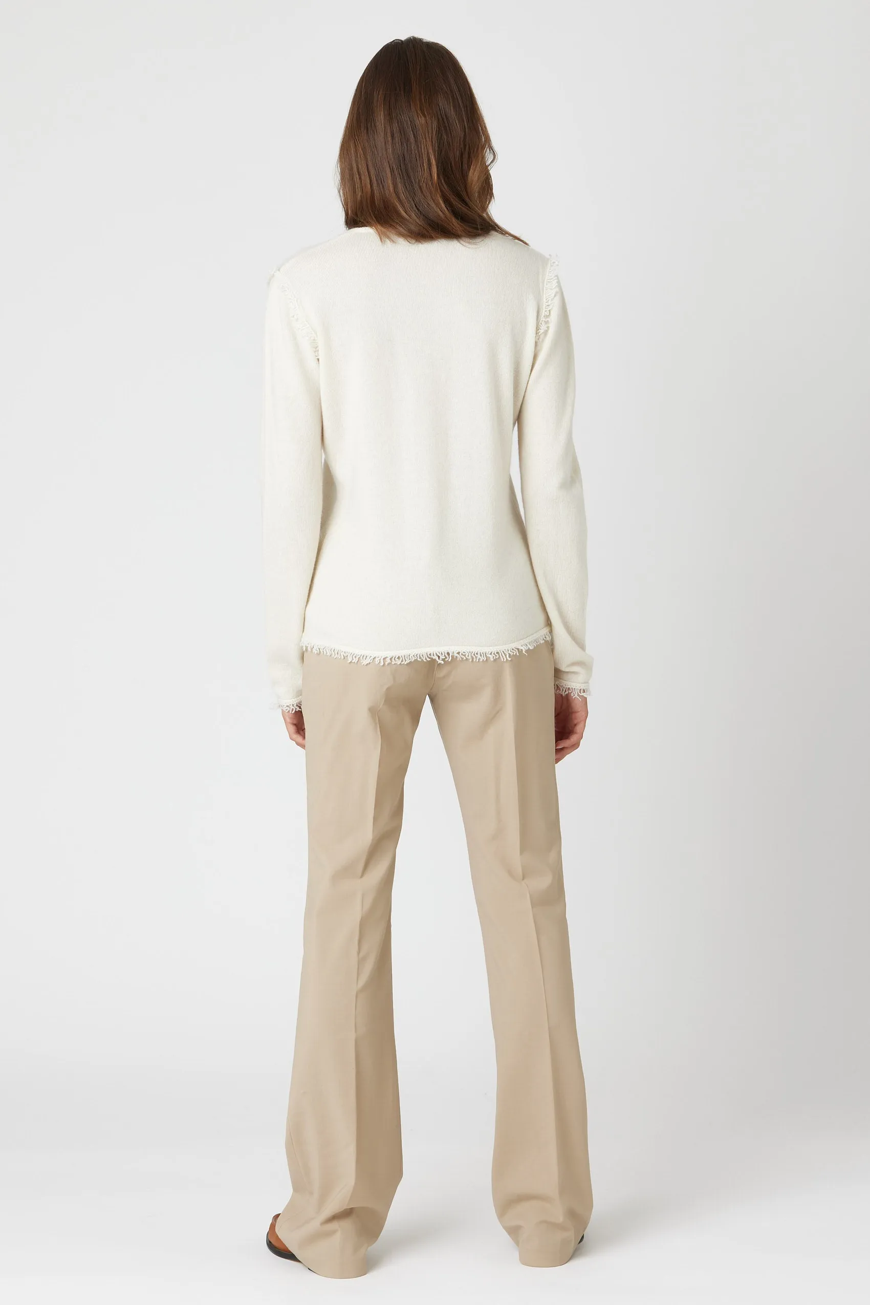 COCO Tuxedo Sweater - Winter White