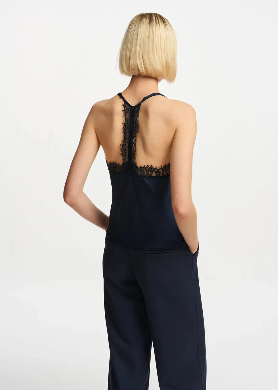 Essentiel Antwerp Fang Top in Navy