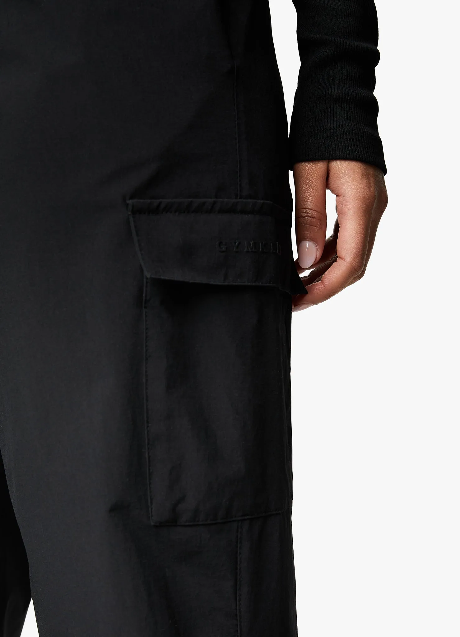 Gym King Utility Woven Cargo Pant - Black