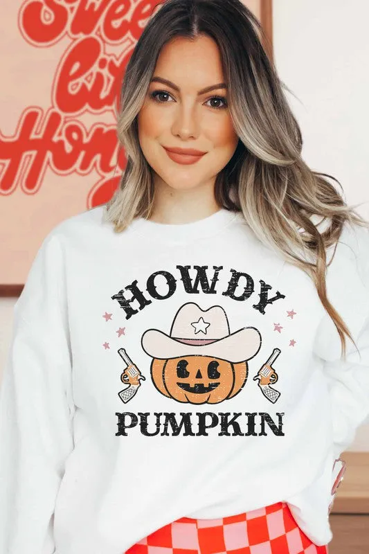 HOWDY PUMPKIN SWEATSHIRT PLUS SIZE