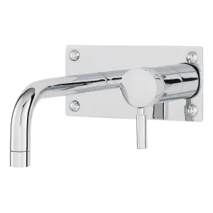 Hudson Reed Tec Single Lever Wall Mounted Basin Bath Filler in Chrome