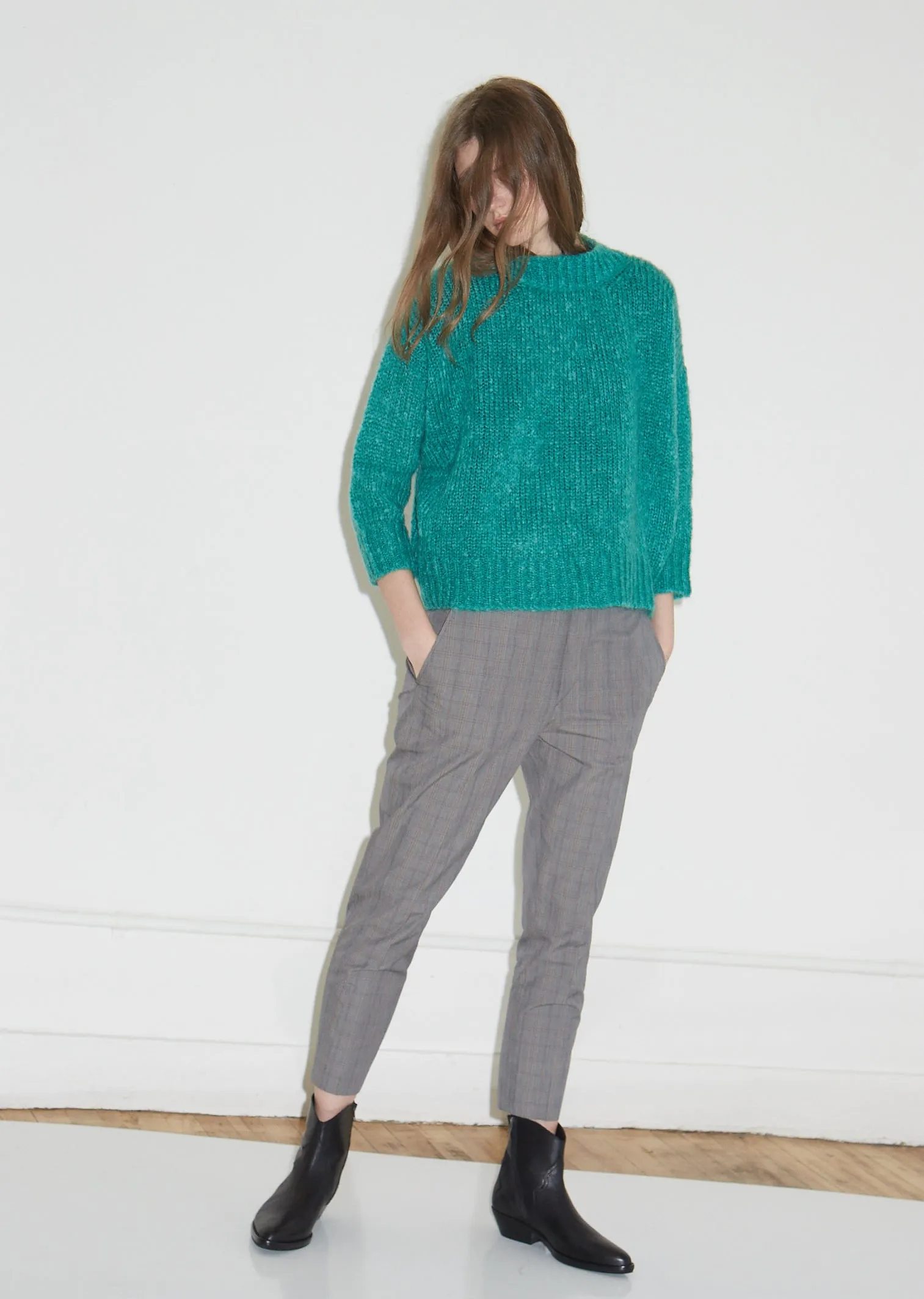 Ikara Mohair Knit Sweater