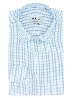 Liberty Business Blue Microchecked Shirt