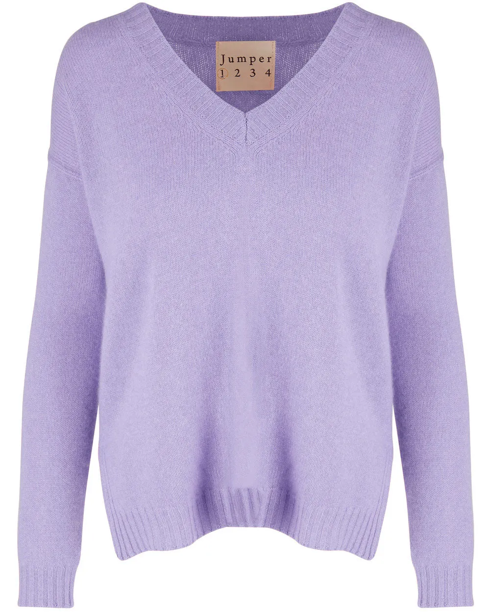 Lilac V Neck Sweater