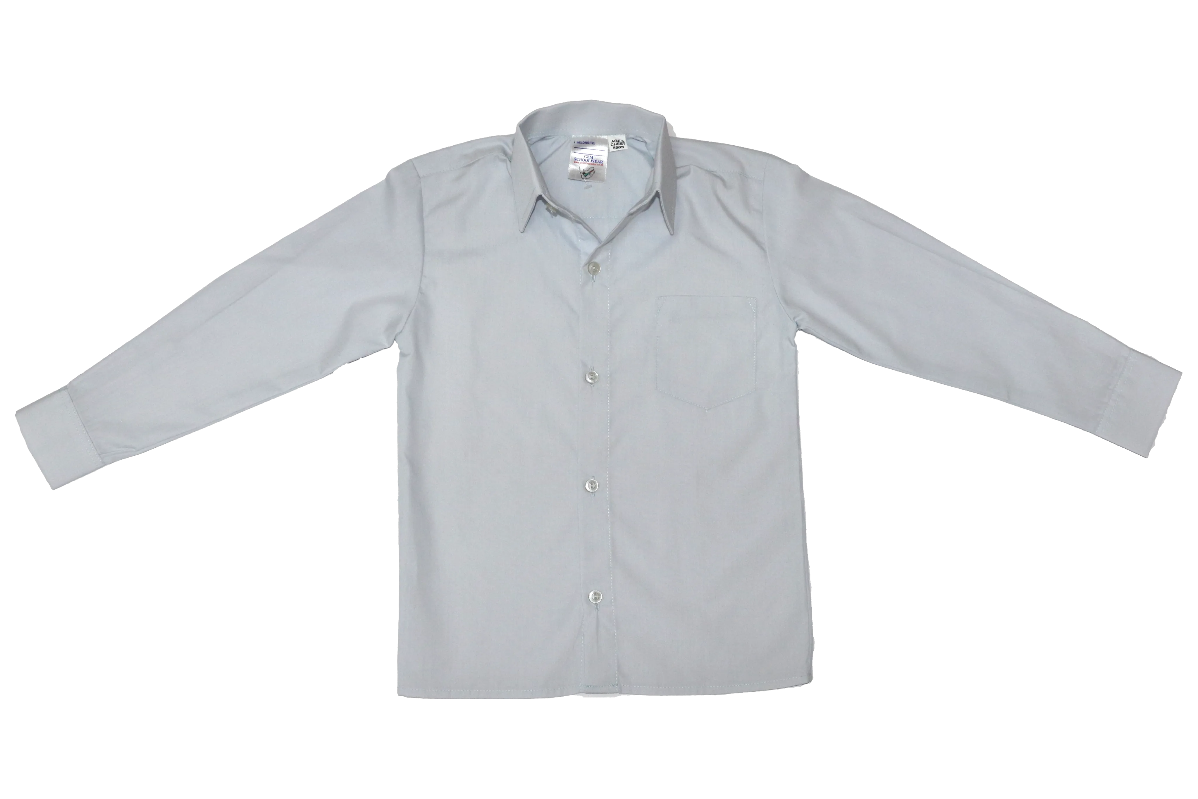 Long-sleeve Raised Collar Shirt - Silemela