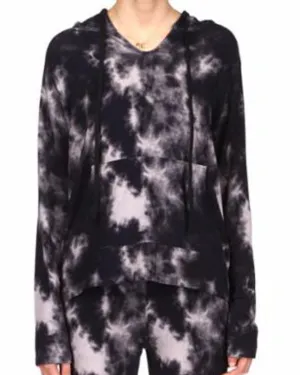 Marine Tie Dye French Terry Hoodie