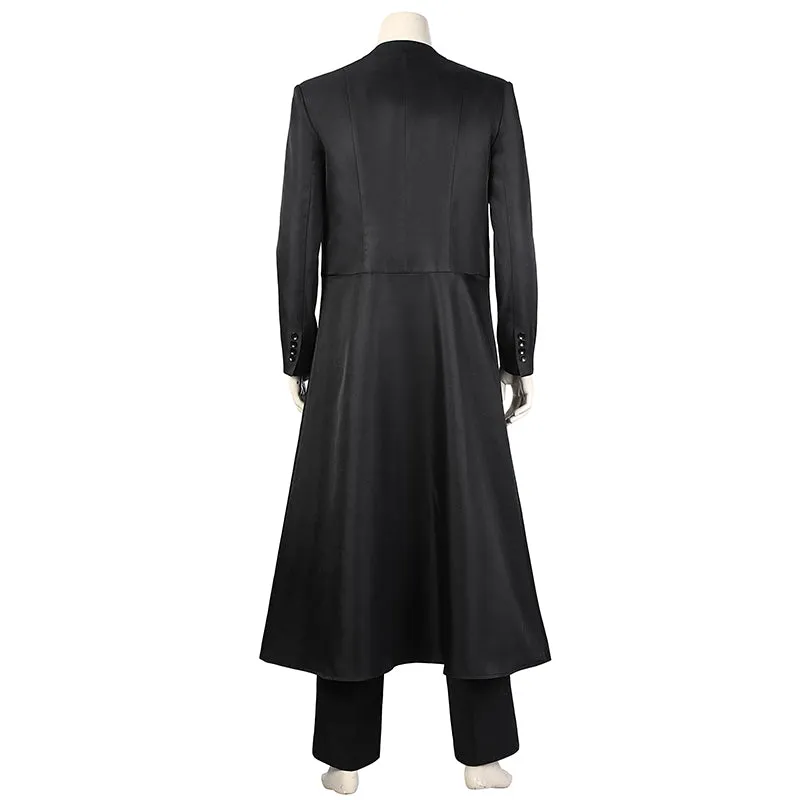 Neo The Matrix Costume The Matrix Resurrections Cosplay Black Coat Full Set