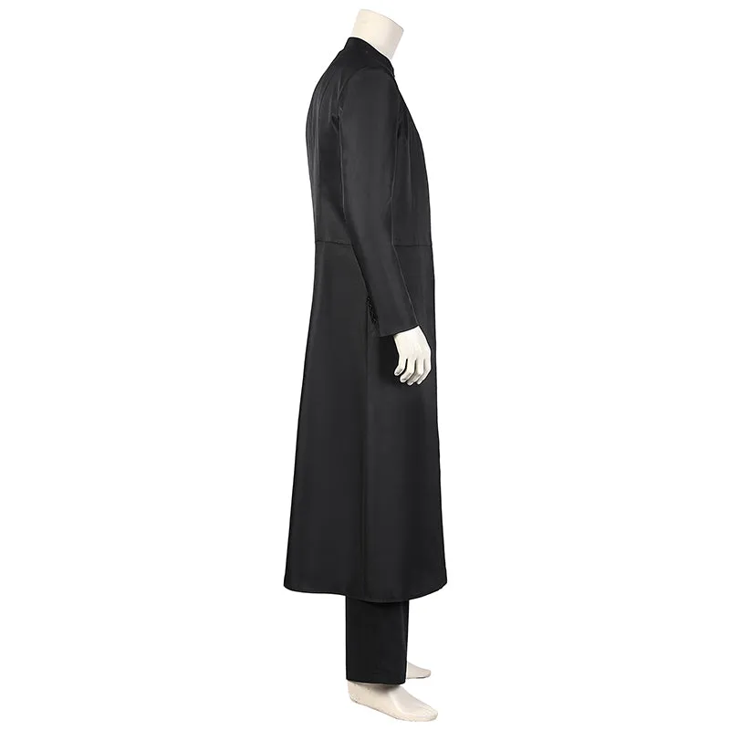 Neo The Matrix Costume The Matrix Resurrections Cosplay Black Coat Full Set