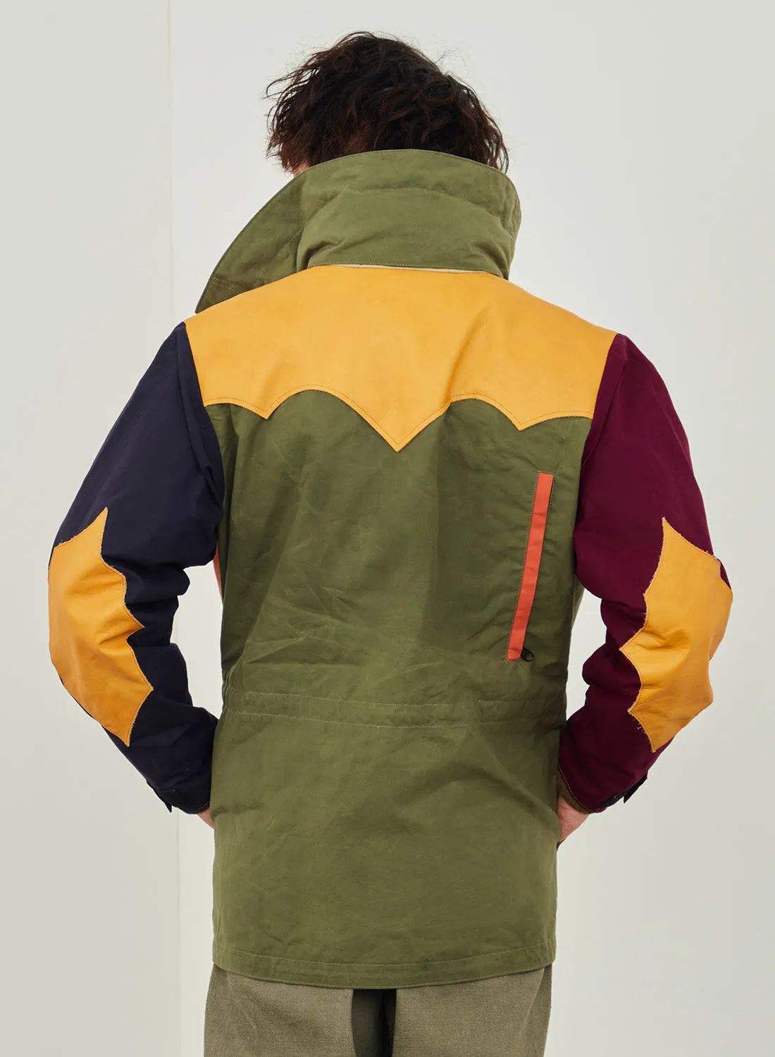 Rocky Mountain Featherbed x Nigel Cabourn Mountain Parka Dry Wax in Multicolour