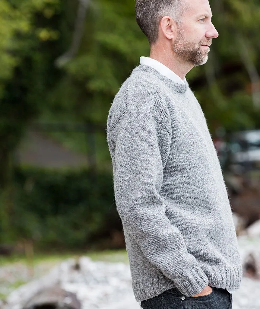 Saddle-Shoulder Men's Pullover Pattern