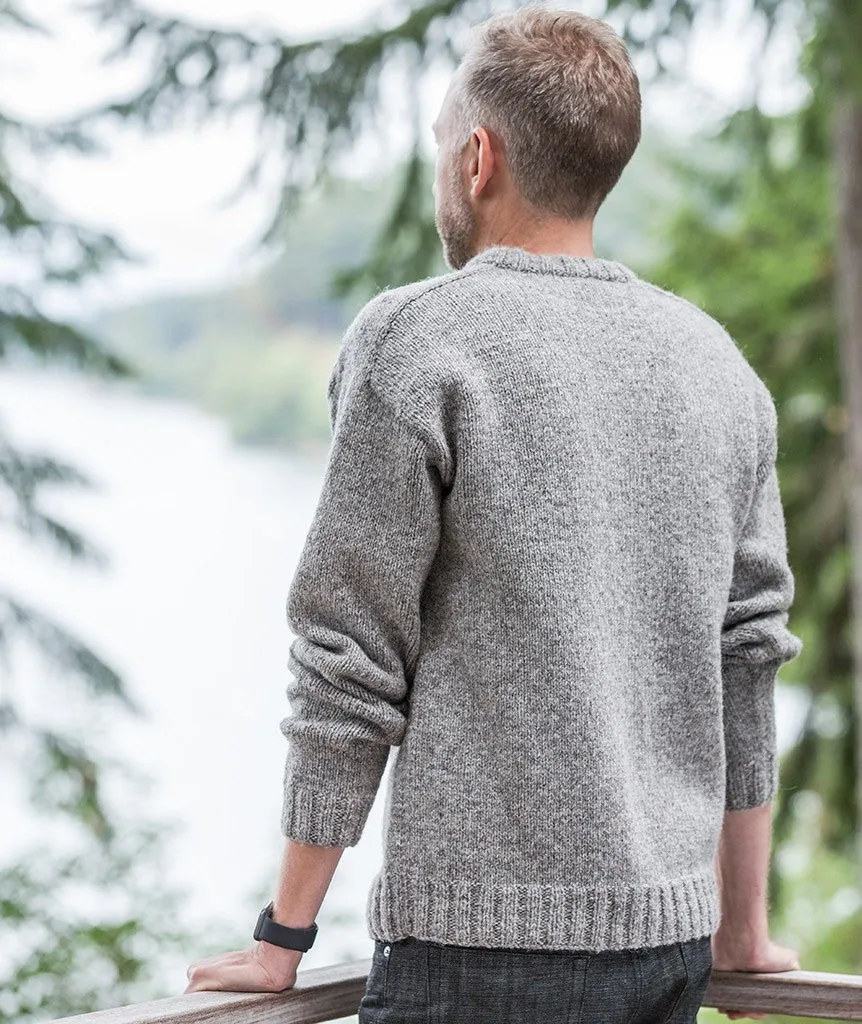 Saddle-Shoulder Men's Pullover Pattern