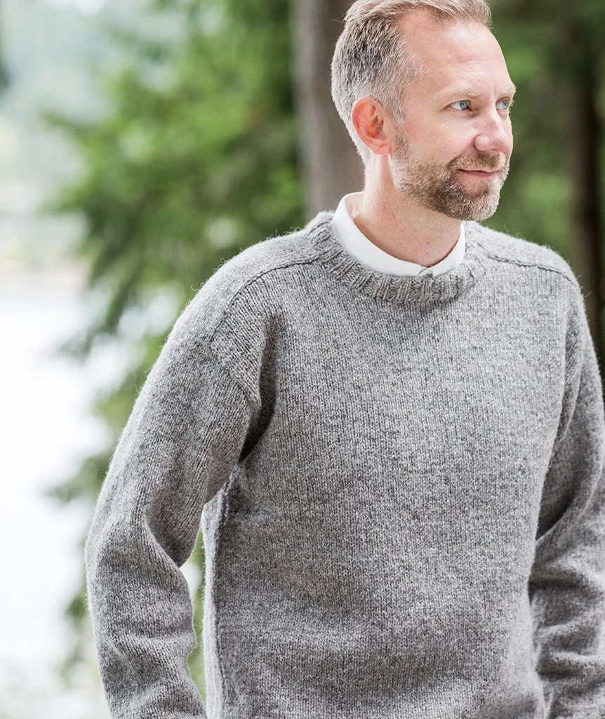 Saddle-Shoulder Men's Pullover Pattern