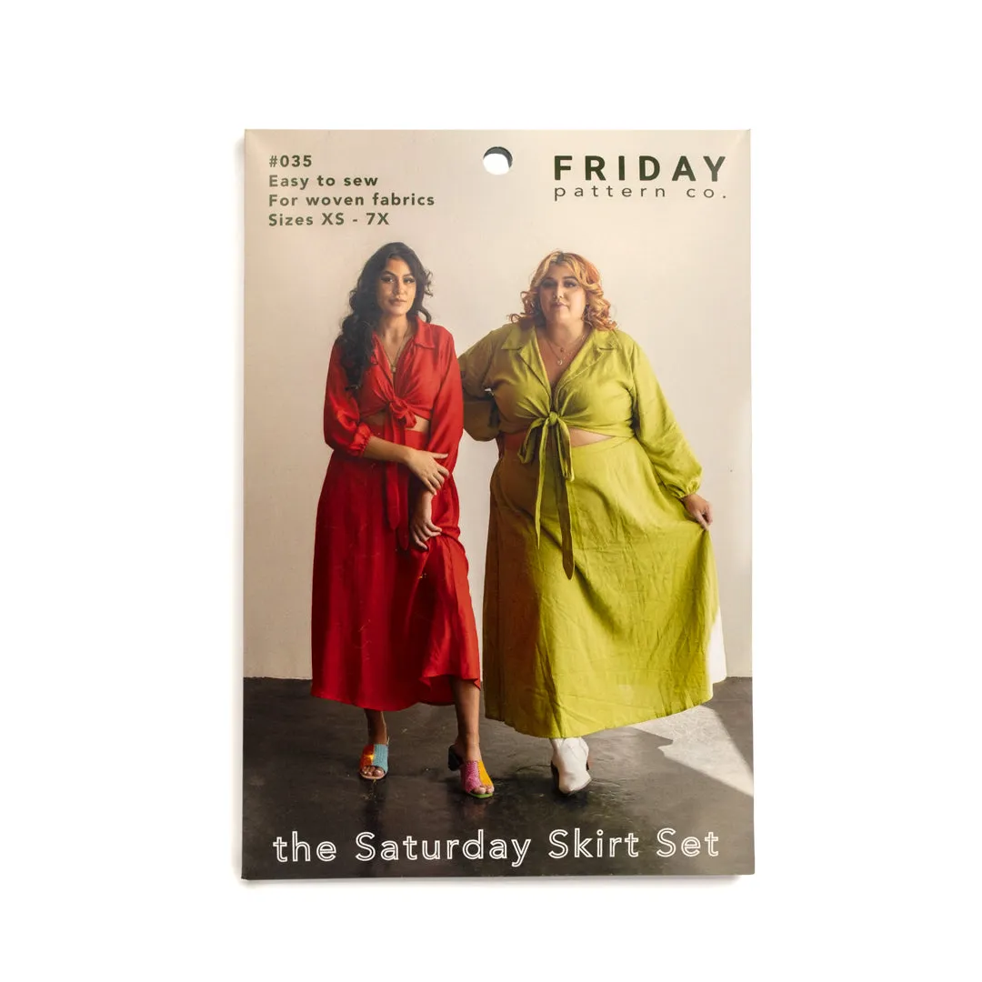 Saturday Skirt Set - Friday Pattern Co