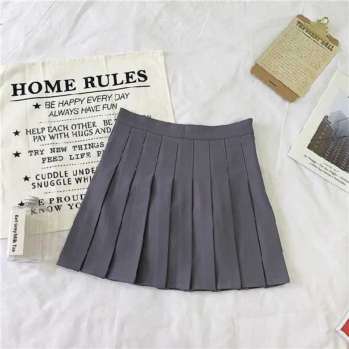 Sports Slimming A line Pleated Tennis Skirt