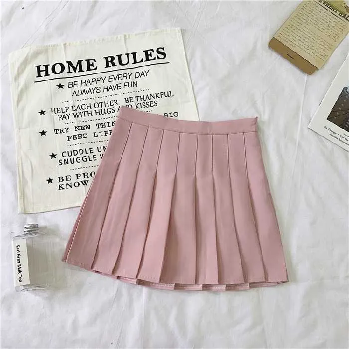 Sports Slimming A line Pleated Tennis Skirt