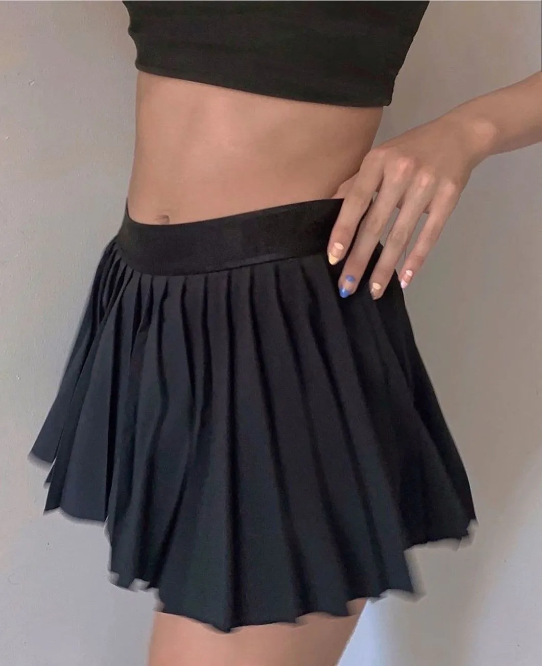 Sports Slimming A line Pleated Tennis Skirt