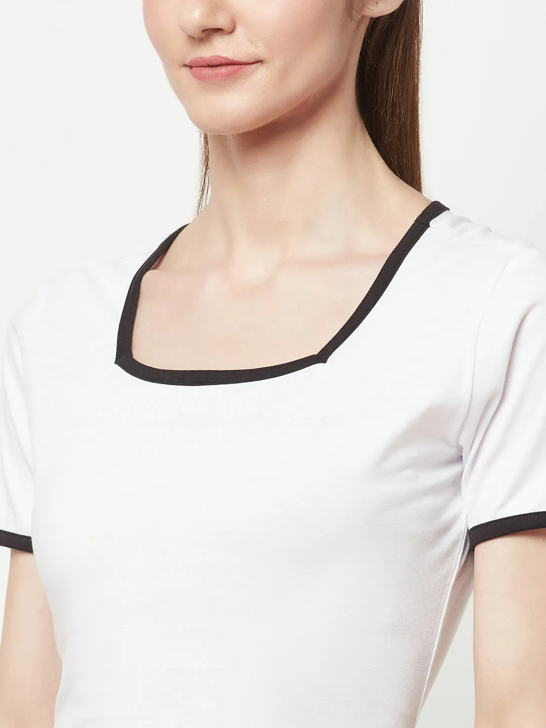 Square Neck Crop Top