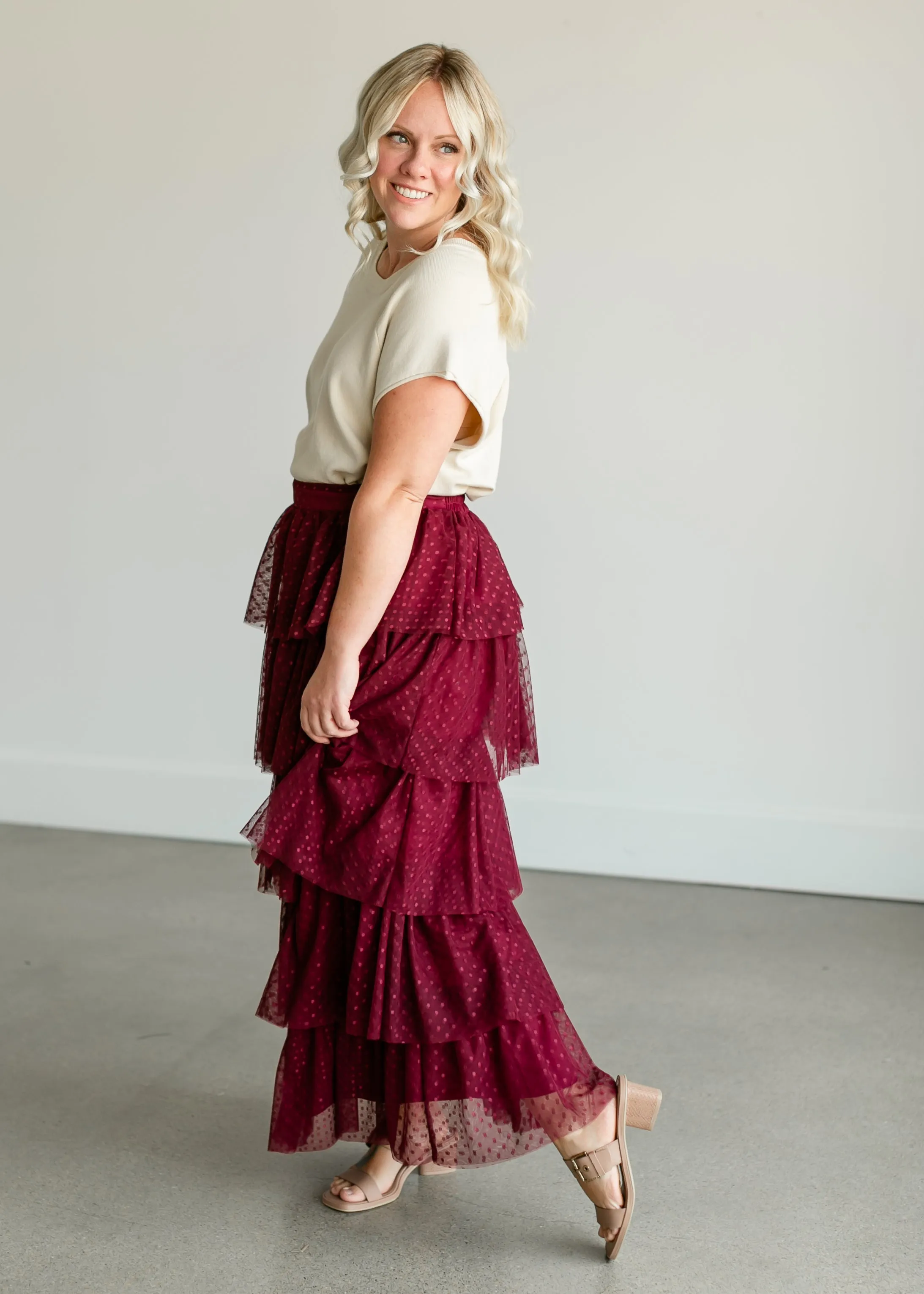 Tiered Tulle Maxi Skirt - FINAL SALE