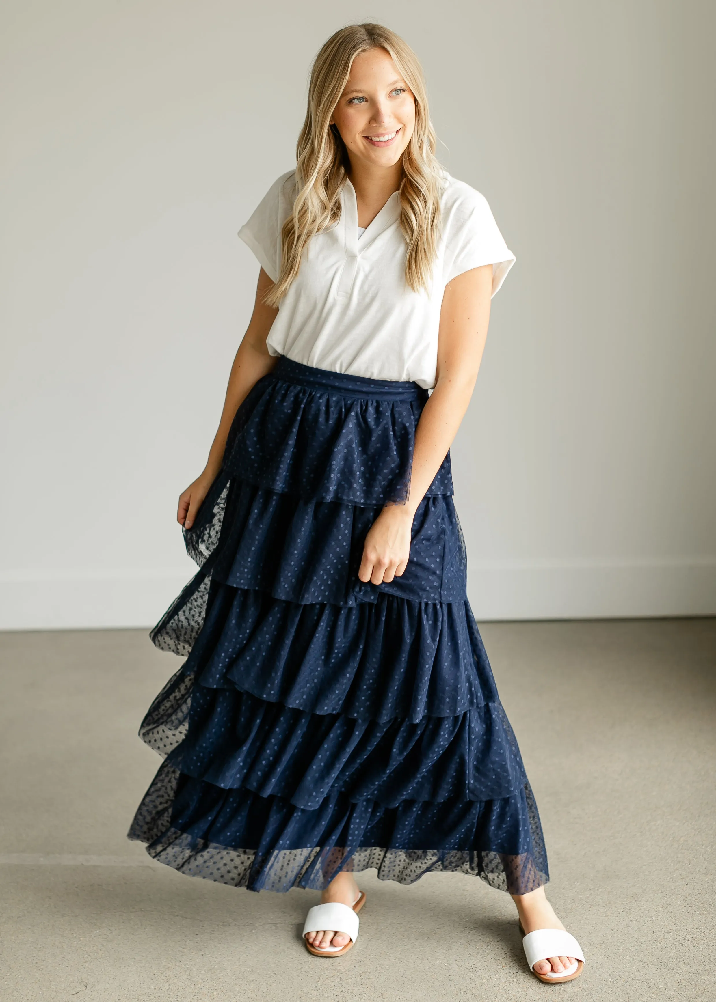 Tiered Tulle Maxi Skirt - FINAL SALE