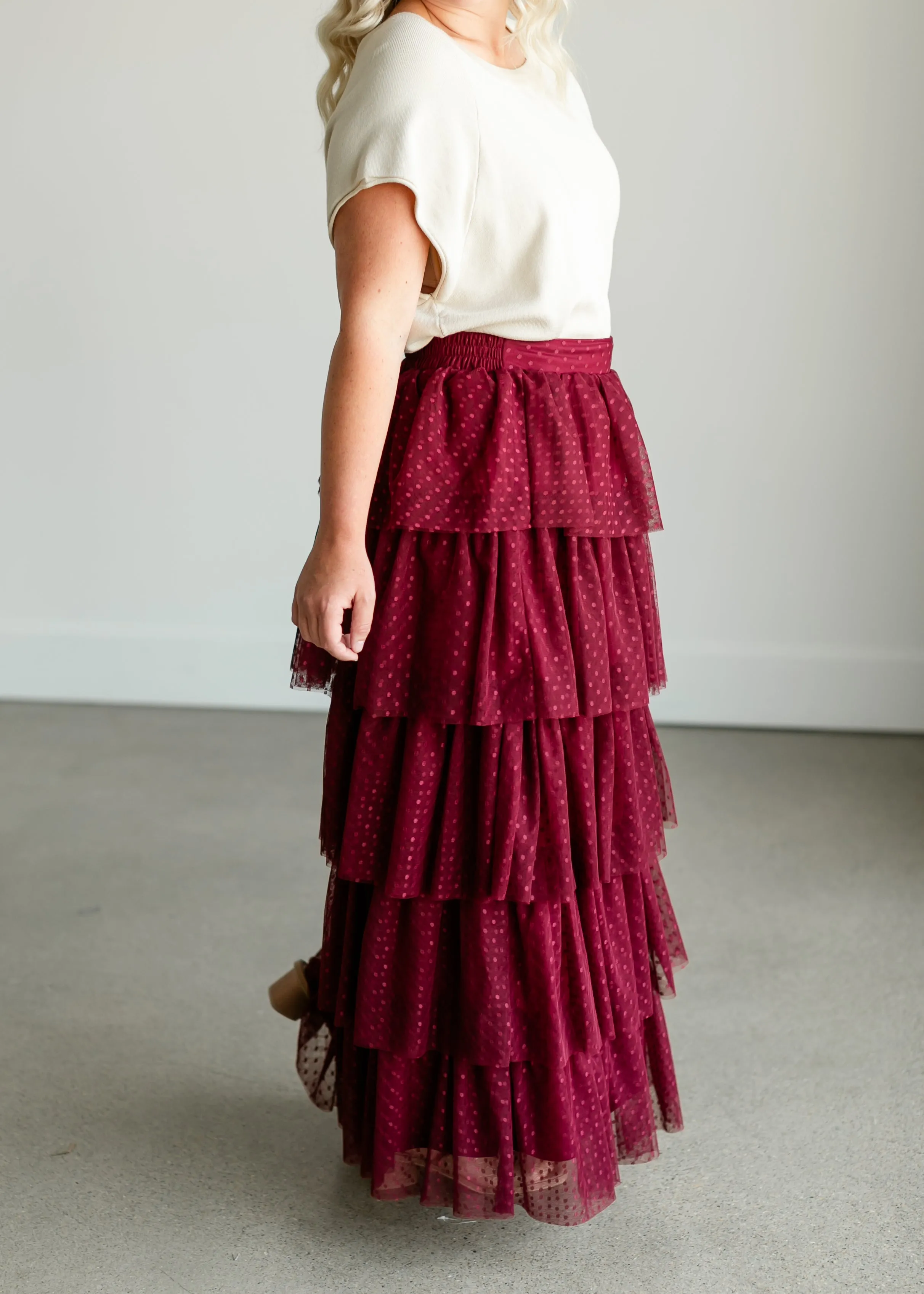 Tiered Tulle Maxi Skirt - FINAL SALE